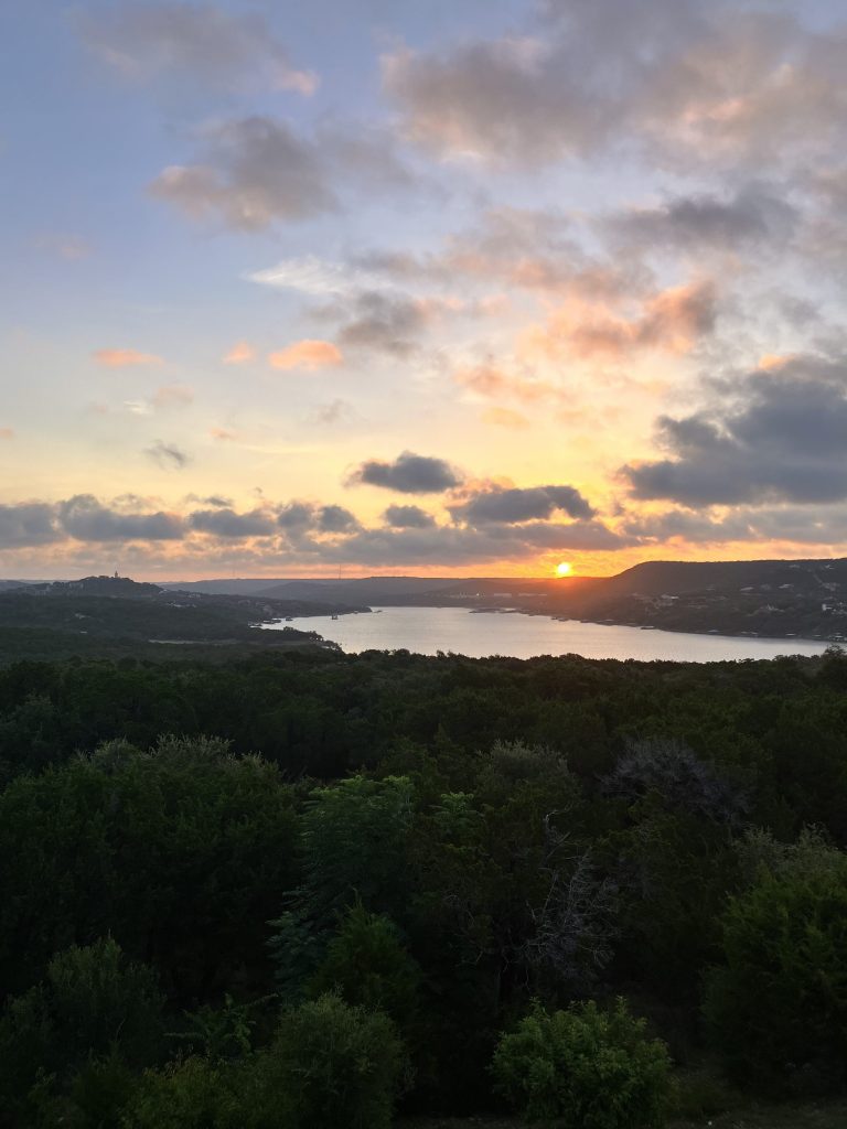 View from our AirBnB