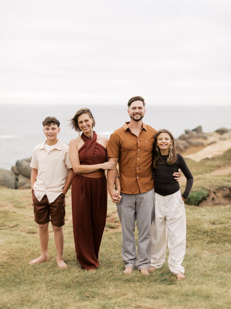 Second to youngest son, Ethan, and his family.
